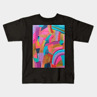 Bright Expressive Abstract Kids T-Shirt